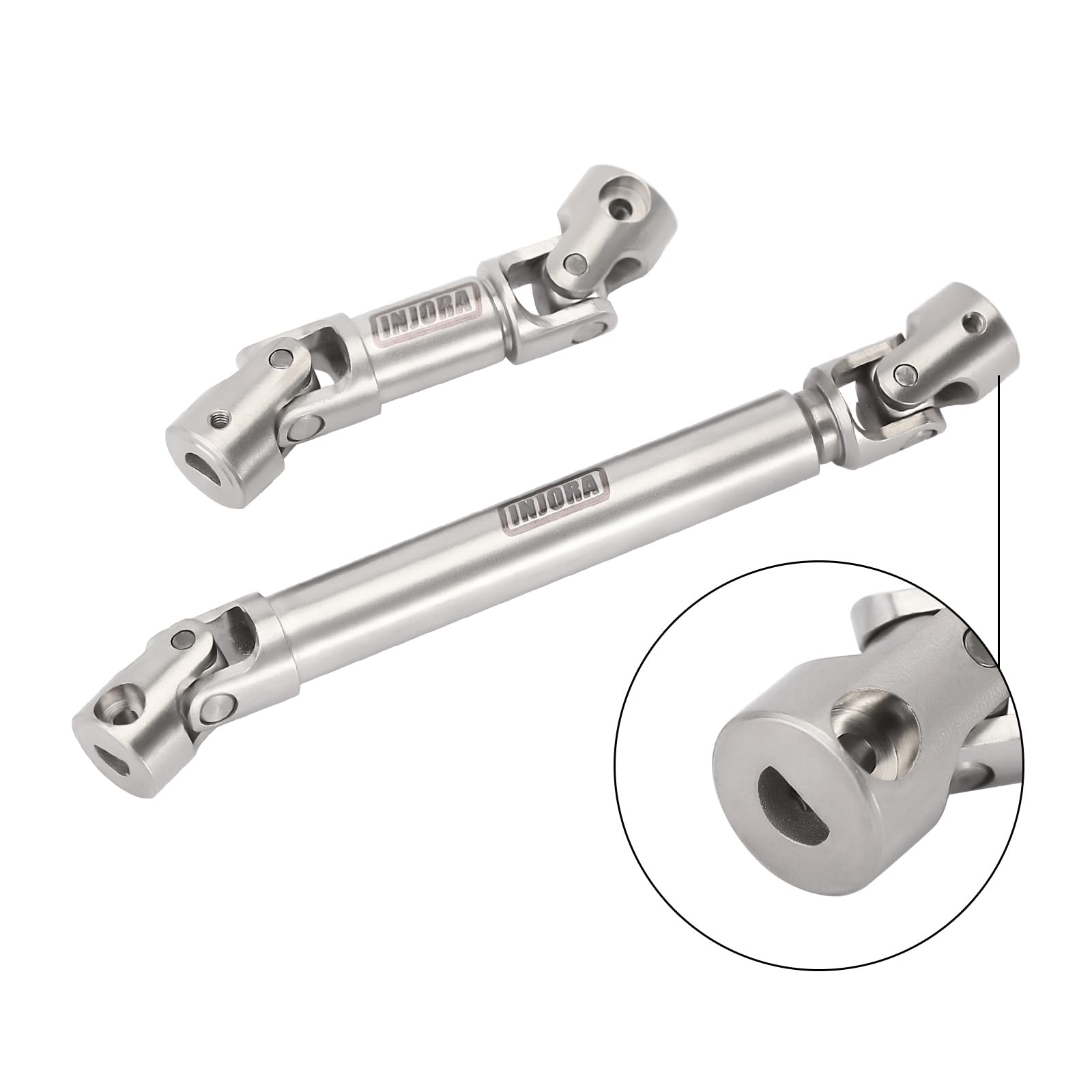 Riho　0324 Amazon.com: INJORA 19g Stainless Steel Center Drive Shaft D-Shaped